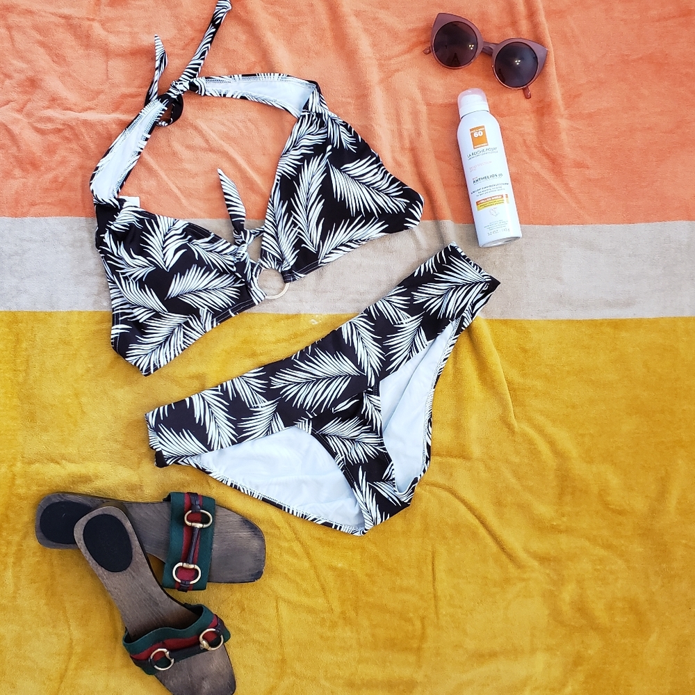 Tropical halter bikini by Gap Body